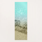 Lemon Twist Beach Glitter #3 Yogamat (Achterkant)