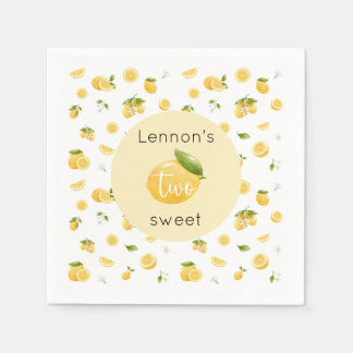 Lemon Two Sweet 2e verjaardagsfeestje Servet