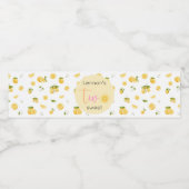 Lemon Two Sweet Verjaardag Waterfles Etiket (Enkel label)