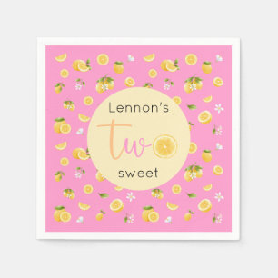 Lemon Two Sweet verjaardagsfeestje Servet