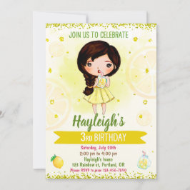 Lemon uitnodiging Vruchtendag Citrus