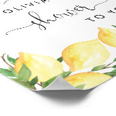 Lemon van mijn douche naar uw favoriete bord poster (Hoek)