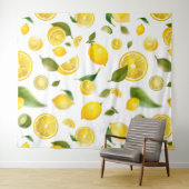 Lemon Variety 1 Sierkussen Wandkleed (In Situ (horizontaal))