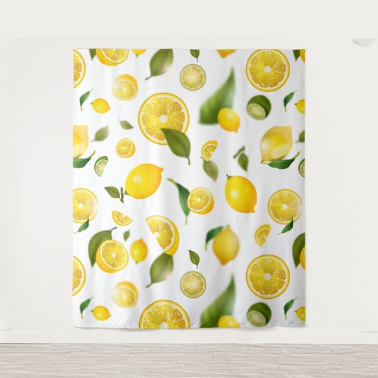 Lemon Variety 1 Sierkussen Wandkleed (Voorkant)