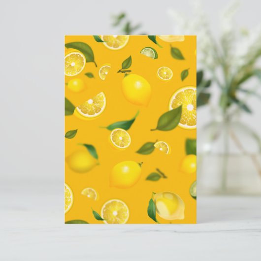Lemon Variety 7 Save The Date (Staand voorkant)