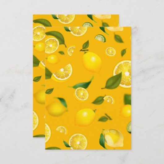 Lemon Variety 7 Save The Date (Voorkant / Achterkant)
