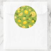 Lemon Variety 8 Ronde Sticker (Tas)