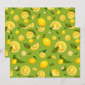 Lemon Variety 8 Save The Date (Voorkant / Achterkant)