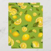 Lemon Variety 8 Save The Date (Voorkant / Achterkant)