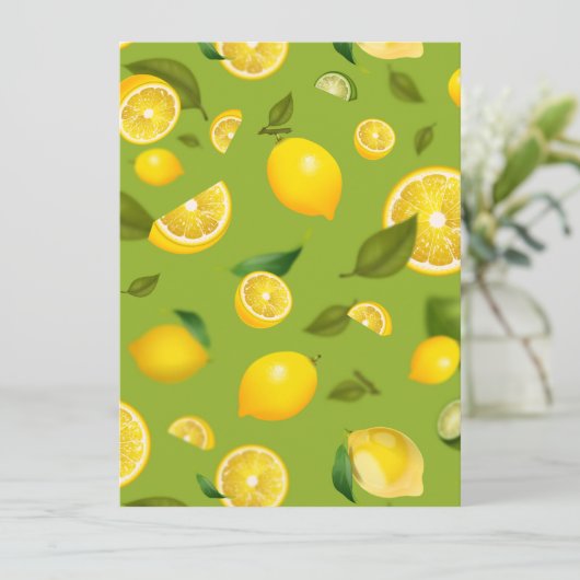 Lemon Variety 8 Save The Date (Staand voorkant)