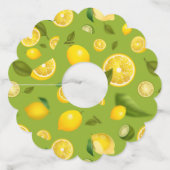 Lemon Variety 8 Wijnglaslabel (Achterkant)