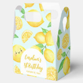 Lemon Verjaardag Bedankt Bedankdoosjes (Geopend)