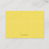 Lemon verlaat Baby shower Invoerkaart Informatiekaartje (Achterkant)
