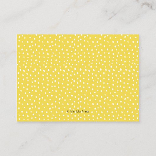 Lemon verlaat Baby shower Invoerkaart Informatiekaartje (Achterkant)