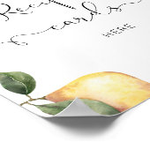 Lemon verlaat je recept hier poster (Hoek)