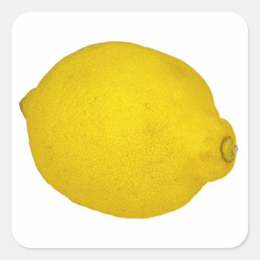 Lemon Vierkante Sticker (Voorkant)