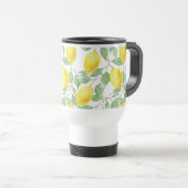 Lemon Vines Print Reisbeker (Voorkant rechts)