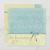 Lemon Vines, vers op Robin's Egg Blue Kaart (Voorkant / Achterkant)