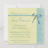 Lemon Vines, vers op Robin's Egg Blue Kaart (Achterkant)