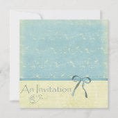 Lemon Vines, vers op Robin's Egg Blue Kaart (Voorkant)