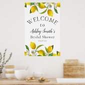 Lemon vond haar belangrijkste squeeze-welkomstbord poster (Keuken)