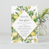 Lemon vond haar Vrijgezellenfeest op het plein Kaart (Staand voorkant)