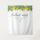 Lemon Vrijgezellenfeest achtergrond Wandkleed (Voorkant)