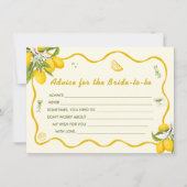 Lemon Vrijgezellenfeest Advies Kaart (Voorkant)