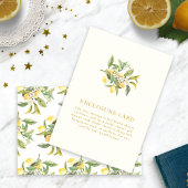 Lemon Vrijgezellenfeest Enclosure Kaart