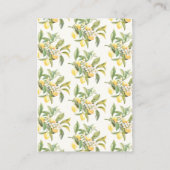 Lemon Vrijgezellenfeest Enclosure Kaart (Achterkant)