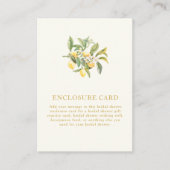 Lemon Vrijgezellenfeest Enclosure Kaart (Voorkant)