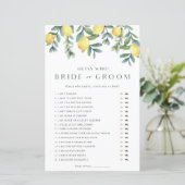 Lemon Vrijgezellenfeest Game Hij zei Ze zei (Staand voorkant)