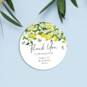 Lemon Vrijgezellenfeest Hartelijk dank Ronde Sticker