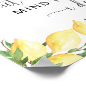 Lemon Vrijgezellenfeest heeft geen zin als ik teke Poster (Hoek)