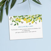 Lemon Vrijgezellenfeest Informatiekaartje