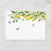 Lemon Vrijgezellenfeest Informatiekaartje (Achterkant)