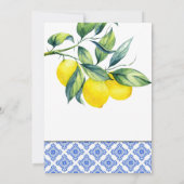 Lemon Vrijgezellenfeest Kaart (Achterkant)