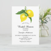 Lemon Vrijgezellenfeest Kaart (Staand voorkant)