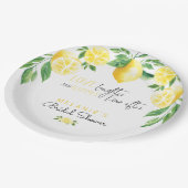 Lemon Vrijgezellenfeest Paper Borden Papieren Bordje (Gekanteld)