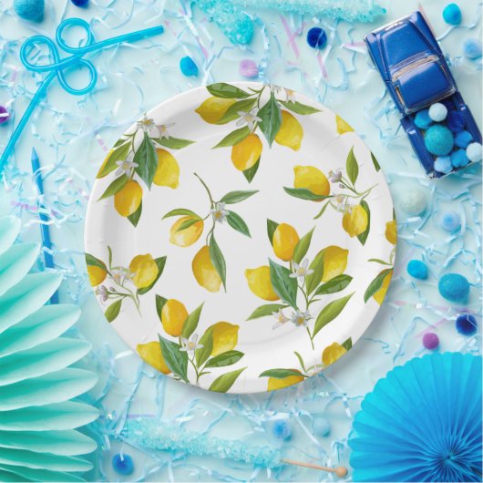 Lemon-vrijgezellenfeest Papieren Bordje (Feest)