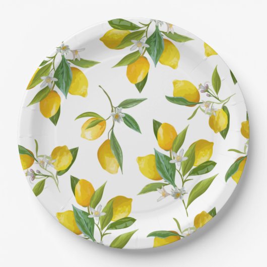 Lemon-vrijgezellenfeest Papieren Bordje (Voorkant)