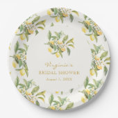 Lemon Vrijgezellenfeest Papieren Bordje (Voorkant)