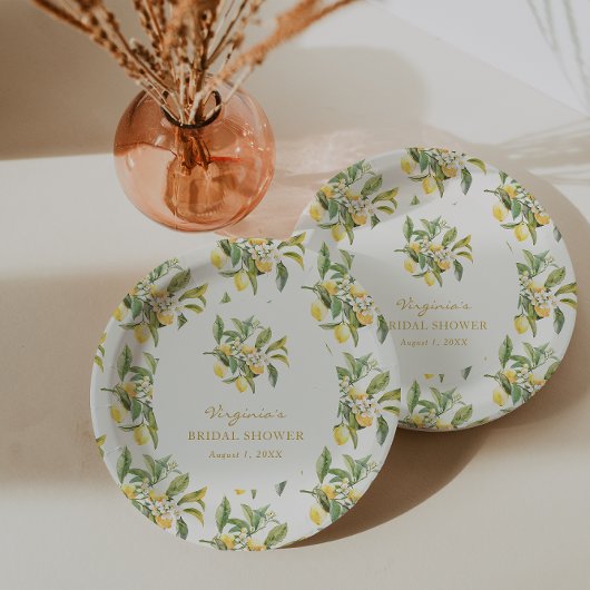 Lemon Vrijgezellenfeest Papieren Bordje