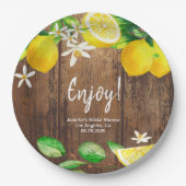 Lemon Vrijgezellenfeest Papieren Bordje (Voorkant)