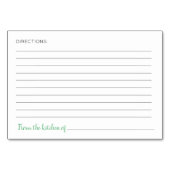 Lemon Vrijgezellenfeest Recipe Kaarten (Achterkant)