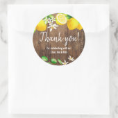 Lemon Vrijgezellenfeest Ronde Sticker (Tas)