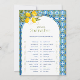 Lemon Vrijgezellenfeest wil dat ze liever Kaart