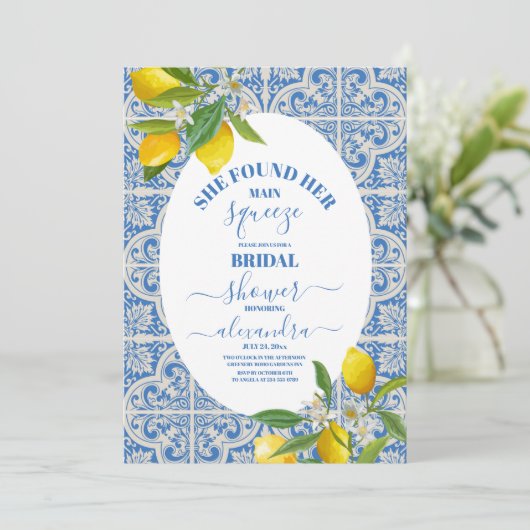 Lemon vrijgezellenfeest Ze vond haar belangrijkste Kaart (Staand voorkant)