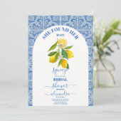 Lemon vrijgezellenfeest Ze vond haar belangrijkste Kaart (Staand voorkant)