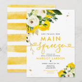 Lemon Vrijgezellenfeest Ze vond haar hoofdplein Kaart (Voorkant / Achterkant)